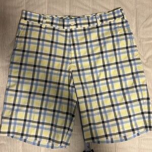 Nike Golf Dri-Fit Plaid Shorts Mens Size 36x10